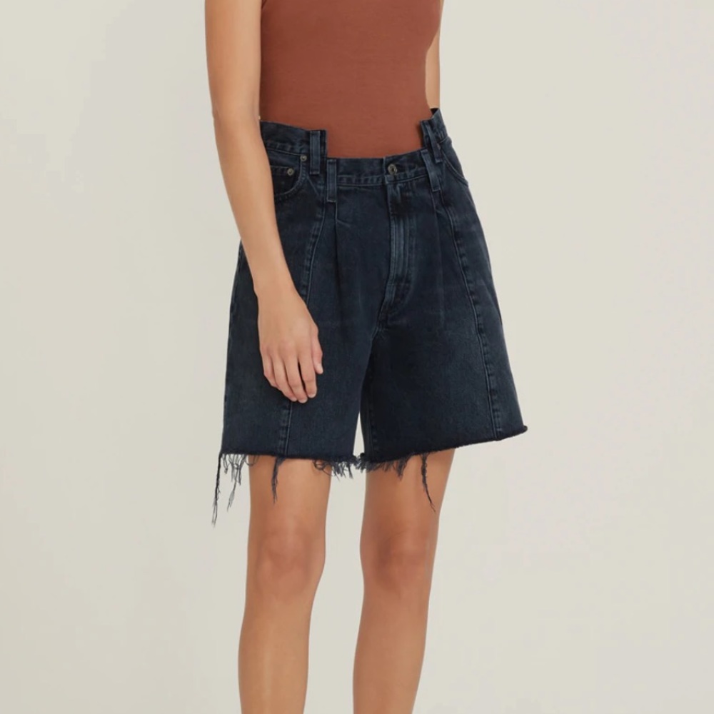 AGOLDE Pieced Angled Short in Shambles